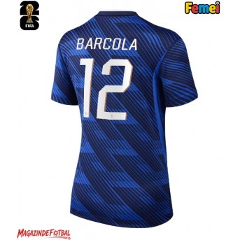 Franța Bradley Barcola #12 Echipament de Fotbal Replică Mondial 2026 Femei Acasa